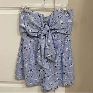 Strapless Romper